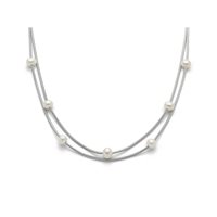 Collana Miluna Donna Miss Italia in Argento Perla PCL5625 - PCL5625